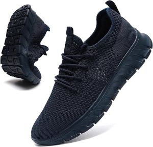 Men's Lightweight Running Shoes Slip On Walking Tennis Gym Shoes Fashion Sneakers